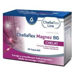 Chellaflex Magnez B6 kapsułki 36kaps.