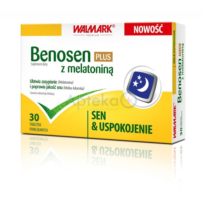 Benosen Plus z melatoniną tabletki 30 tabl.