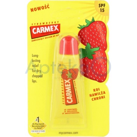 Carmex balsam do ust w tubce truskawkowy 1szt.