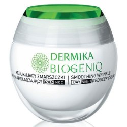 Dermika Biogeniq 50+ Krem wygładzający redukujący zmarszczki dzień/noc do cery normalnej i tłustej  50 ml